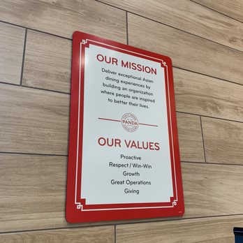 Panda Express - Mission and Values - Chinese Near Me - Southfield, Michigan