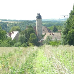 Schloss Schieritz - das Schloss vom Dragonerberg aus