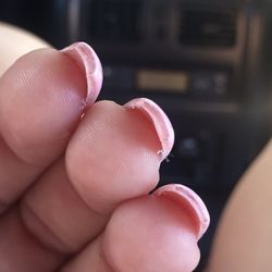 The polish does not go over the ends of my nails they were left untouched