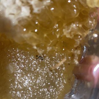 Killer Bee Wild Desert Honey - a hand holding a piece of honey - Specialty Food Near Me - Tombstone, Arizona