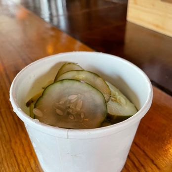 Ballyhoo - Lots of Pickles side - New American Near Me - Buffalo, New York