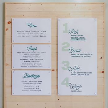 Salad Station - menus on a wooden board - Salad Near Me - Baton Rouge, Louisiana Salad Station - menus on a wooden board - Salad Near Me - Baton Rouge, Louisiana