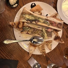Roasted bone marrow and garlic bread