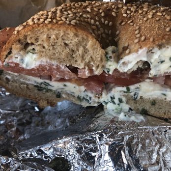 One Mighty Mill - Sesame bagel and lox - Bagels Near Me - Lynn, Massachusetts