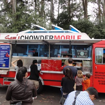 Sam's Chowder Mobile - The front of the truck! - Seafood Near Me - San Francisco, California