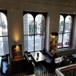 Silk & Grain - View from the balcony into the lower level dining