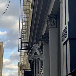 Palace Skateboards - Palace logo from street view