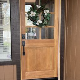Exterior outside entrance of Residential Doors Installation Exterior outside entrance of Residential Doors Installation