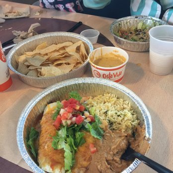 Costa Vida - pork enchiladas special with queso and chips - Mexican Near Me - Fillmore, Utah Costa Vida - pork enchiladas special with queso and chips - Mexican Near Me - Fillmore, Utah