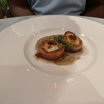 St Neos Brasserie - Bacon wrapped scallops - Seafood Near Me - Savannah, Georgia St Neos Brasserie - Bacon wrapped scallops - Seafood Near Me - Savannah, Georgia