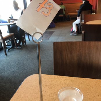 Panera Bread - What is with the homemade paper numbers? You can't even get these into the holders without the paper tearing. - Sandwiches Near Me - Tulsa, Oklahoma Panera Bread - What is with the homemade paper numbers? You can't even get these into the holders without the paper tearing. - Sandwiches Near Me - Tulsa, Oklahoma