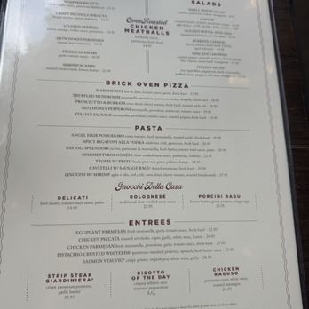 Antico Posto - The full menu - Italian Near Me - Oak Brook, Illinois