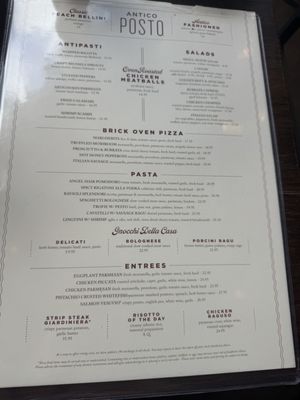 Menu photo 5 Antico Posto Oak Brook, IL