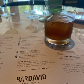 Bar David - Old Fashioned - Mediterranean Near Me - Chicago, Illinois
