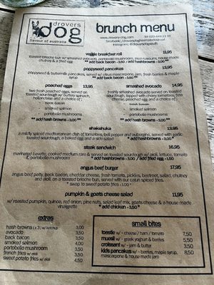 Menu photo 1 Drovers Dog Amsterdam, NH