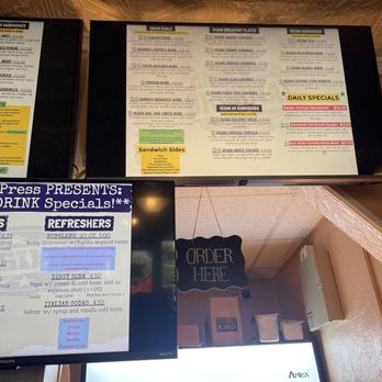 Root & Press - Menu - Cafes Near Me - Worcester, Massachusetts