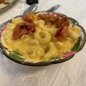The Hatter Cafe - Mac and Cheese with added bacon - Cafes Near Me - Mentone, Alabama The Hatter Cafe - Mac and Cheese with added bacon - Cafes Near Me - Mentone, Alabama