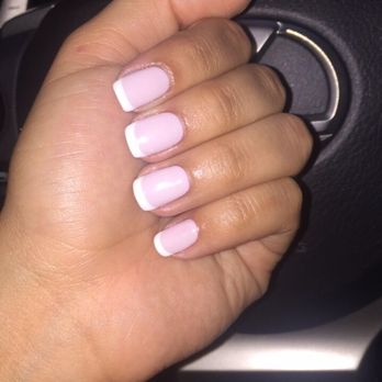 A C Nail Spa - French tip gel manicure done by Vivian. - Nail Salons Near Me - Los Angeles, California A C Nail Spa - French tip gel manicure done by Vivian. - Nail Salons Near Me - Los Angeles, California