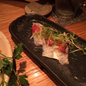 Tei Tei Robata Bar - Mackerel carpaccio - Japanese Near Me - Dallas, Texas Tei Tei Robata Bar - Mackerel carpaccio - Japanese Near Me - Dallas, Texas