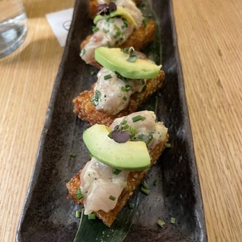 Janken - Hamachi Crispy Rice - Japanese Near Me - Portland, Oregon
