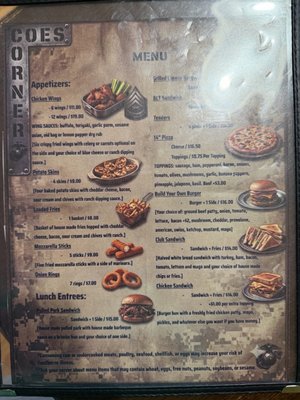 Menu photo 2 Coe’s Corner Meadowview, VA Menu photo 2 Coe’s Corner Meadowview, VA
