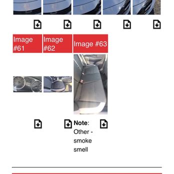 ACE Rent A Car - The email showing the seats were dirty and there was smoke smell in the car that I was warned a million times against smoking in - Car Rental Near Me - Las Vegas, Nevada