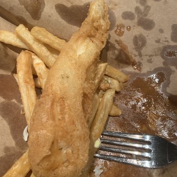 Bonefish Grill - the end of my fish and chips.  Pretty good - Seafood Near Me - Las Vegas, Nevada