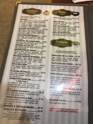 Menu photo 6 El Pollo Ranchero Alexandria, VA