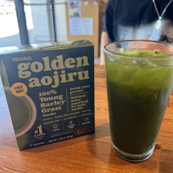 Ramen Tatsunoya - Aojiru Green Tea - Ramen Near Me - Costa Mesa, California