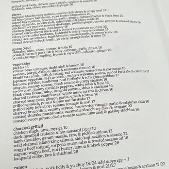 RVR Venice - Menu - Izakaya Near Me - Venice, California