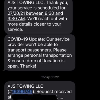 AJ's Towing - Appointment confirmation. - Towing Near Me - Sacramento, California