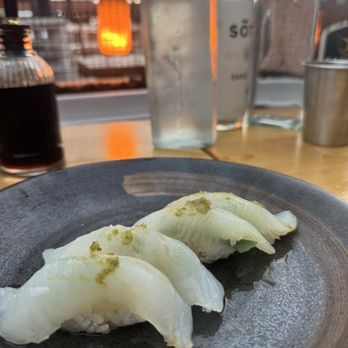 Dark Magic Sushi - Halibut sushi - Sushi Bars Near Me - San Clemente, California Dark Magic Sushi - Halibut sushi - Sushi Bars Near Me - San Clemente, California