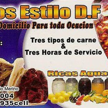 Tacos Estilo D.F - Business Card - Mexican Near Me - Long Beach, California Tacos Estilo D.F - Business Card - Mexican Near Me - Long Beach, California