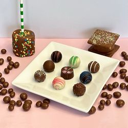 Chocolate Boutique - I arranged my various chocolates (marshmallow, s'more, raisins, and truffles)