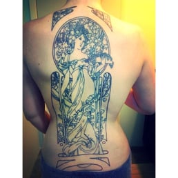 Mucha tattoo done by Tilt Mucha tattoo done by Tilt