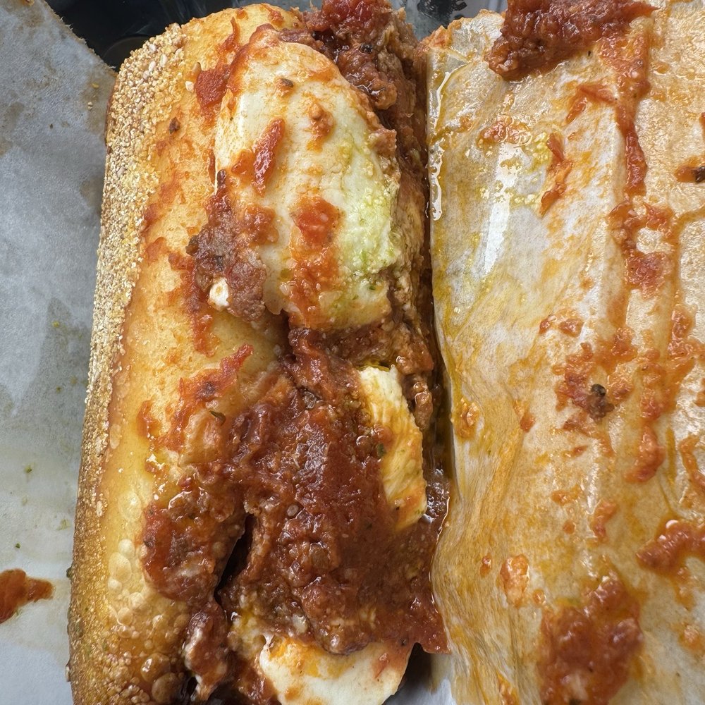 The BBQ King - This is a meatball sub which is so so good y'all definitely need to try it. You won't be disappointed I promise. - Barbeque Near Me - Sayville, New York The BBQ King - This is a meatball sub which is so so good y'all definitely need to try it. You won't be disappointed I promise. - Barbeque Near Me - Sayville, New York