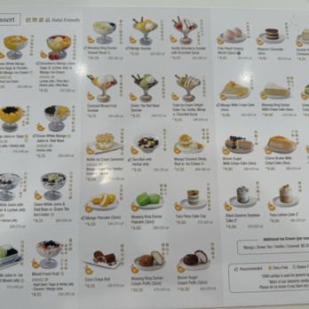 Mango Mango Dessert - Menu - Desserts Near Me - Las Vegas, Nevada Mango Mango Dessert - Menu - Desserts Near Me - Las Vegas, Nevada
