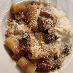 Special of the day - Rigatoni in lamb shank ragu. Delicious!! Special of the day - Rigatoni in lamb shank ragu. Delicious!!