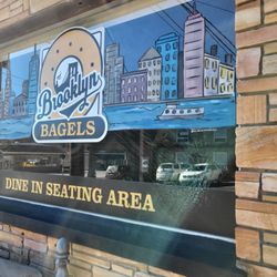Brooklyn Bagels - Dine-in area for Brooklyn Bagels. Located right next door to where you order.