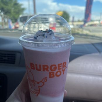 Burger Boy - Strawberry milkshake - Burgers Near Me - San Antonio, Texas Burger Boy - Strawberry milkshake - Burgers Near Me - San Antonio, Texas
