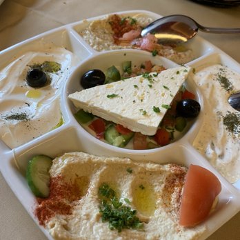 Cafe Istanbul - Combo Appetizer Plate - Cafes Near Me - Beverly Hills, California