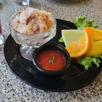 Pirate's Cove Restaurant - Crab cocktail. The sauce is amazing - Seafood Near Me - Garibaldi, Oregon Pirate's Cove Restaurant - Crab cocktail. The sauce is amazing - Seafood Near Me - Garibaldi, Oregon