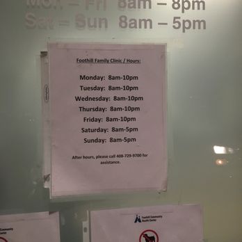 Foothill Family Clinic - Medical Centers Near Me - San Jose, California Foothill Family Clinic - Medical Centers Near Me - San Jose, California