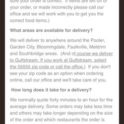Pooler Take Out