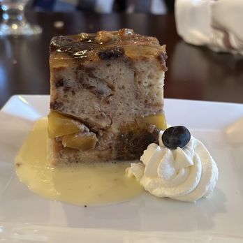 LCD - La Côte D'Or Café - Cinnamon Bread Pudding Walnut and Peach - French Near Me - Arlington, Virginia
