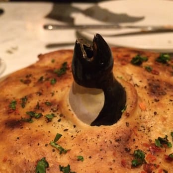 The Commoner - Steak & Ale pie - close up. Theres a penguin! - New American Near Me - Pittsburgh, Pennsylvania The Commoner - Steak & Ale pie - close up. Theres a penguin! - New American Near Me - Pittsburgh, Pennsylvania