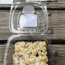 The Frosty Moose - Blueberry crumb bar. Yummy!