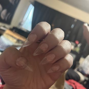 Divine Nails Spa - Dirty looking under job - Nail Salons Near Me - Glendora, California