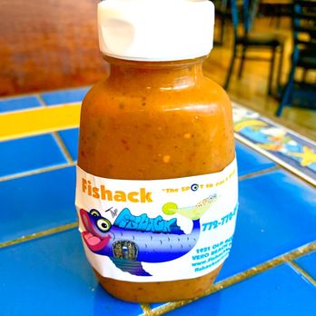 Fishack - Home Made Hot Sauce $10 (delicious) - Seafood Near Me - Vero Beach, Florida