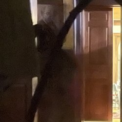 A close up of the figure
